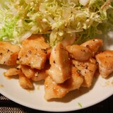 鶏むね肉のにんにくマヨ和え